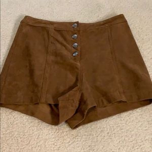 Abercrombie and Fitch suede shorts